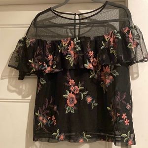 BB Dakota flower blouse